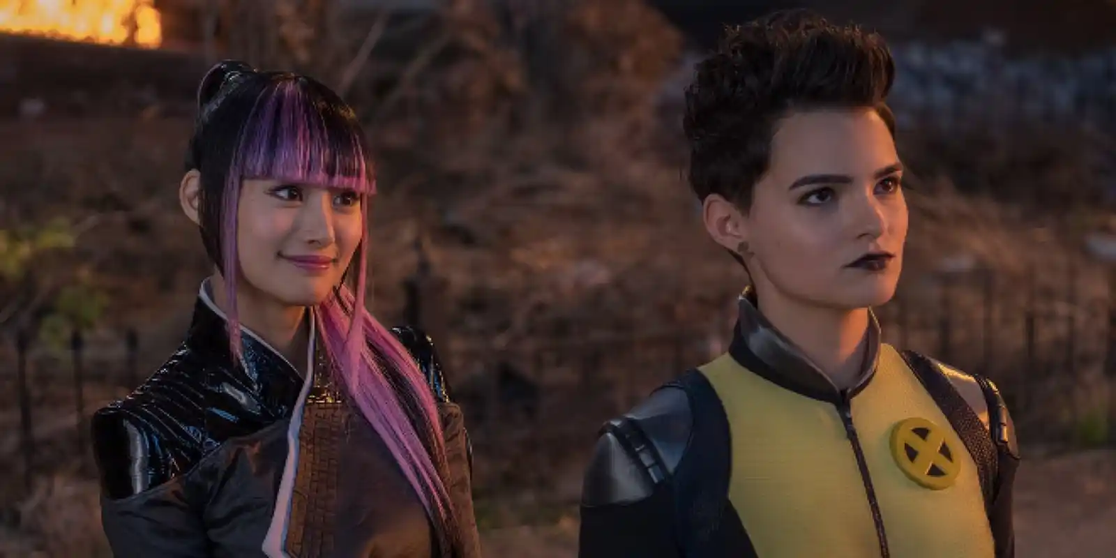 Yukio (Shiori Kutsuna) und Negasonic Teenage Warhead (Brianna Hildebrand) in Deadpool 2