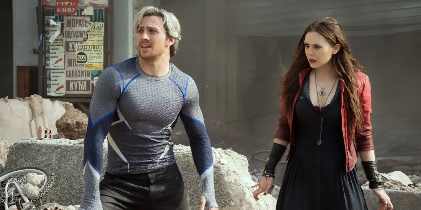 Wanda Maximoff mit ihrem Bruder Pietro